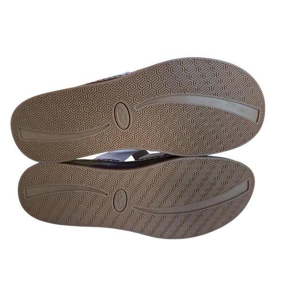 Chaco Wayfarer Leather Slide Sandal Mauve Leather Women size 10 - Picture 6 of 6